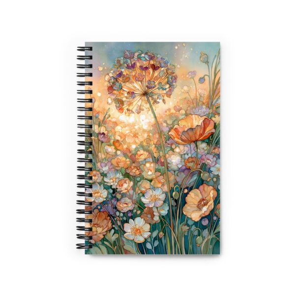 Spiral Notebook - Gold & Orchid